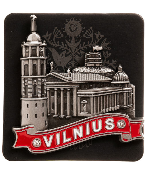 Metalinis magnetas Vilniaus Katedra ir Gedimino bokštas
